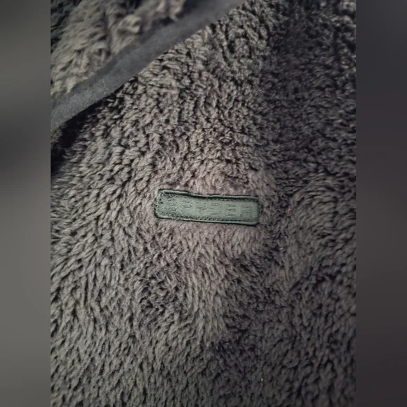 Spyder Cozy Faux Fur Pullover Jacket-Black-Size Large-NWT - Picture 5 of 11